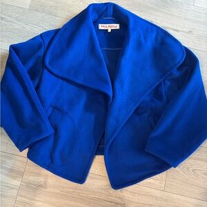 Free People Mina Tie Belt Jacket Coat